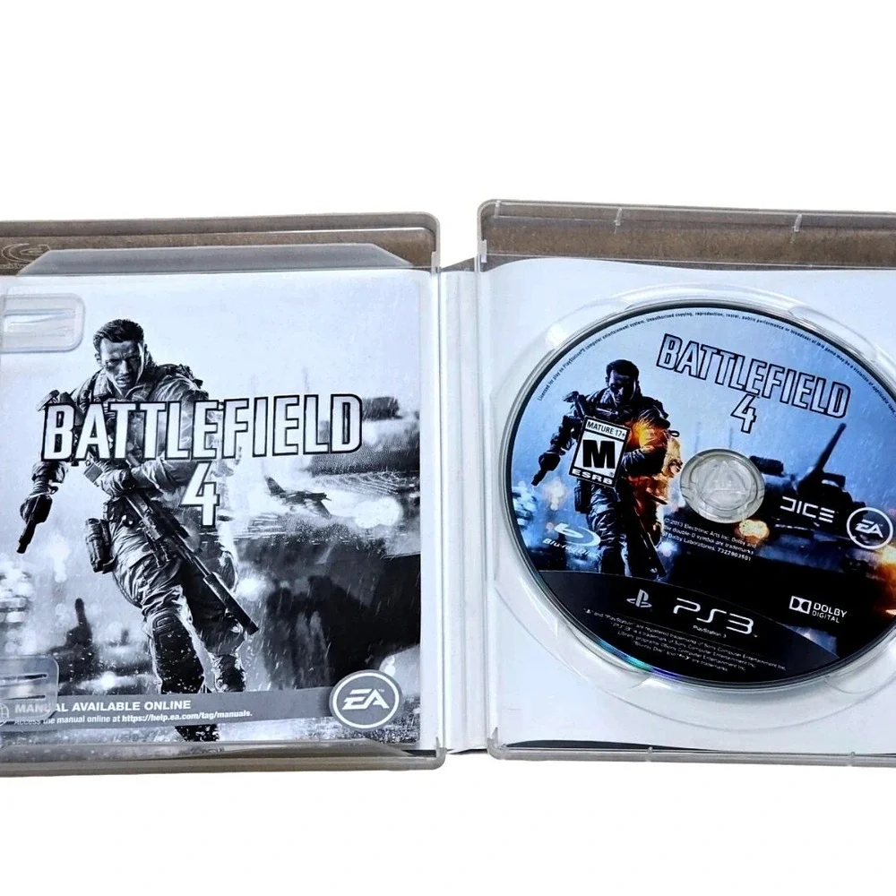 Battlefield 4 PS3 Video Game Complete Disc Manual FPS Action Electronic Arts